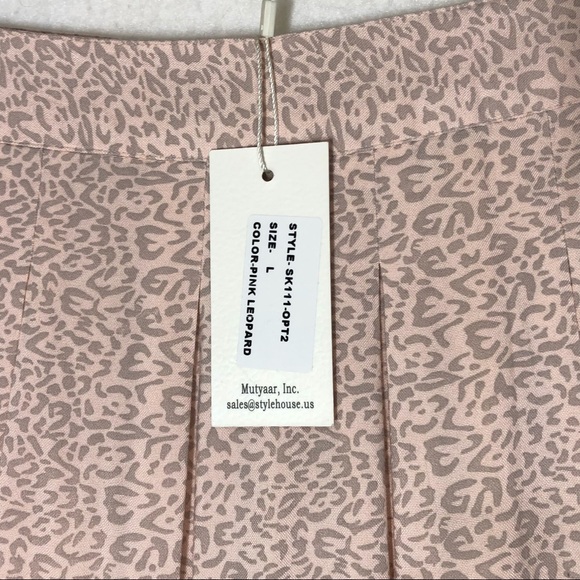 New Sim & Sam Womens Leopard Skirt - Picture 2 of 4